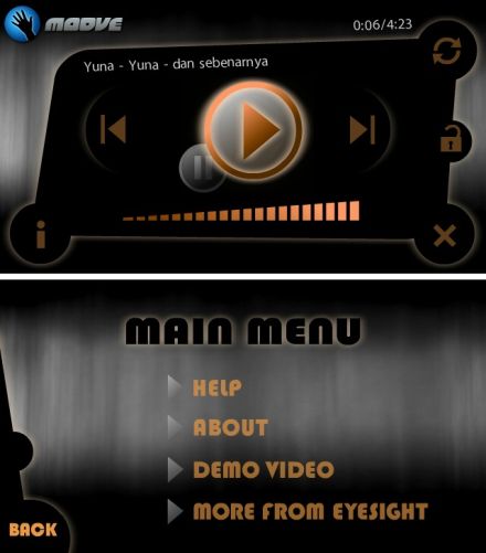 Moove zenelejátszó Symbian S60-ra