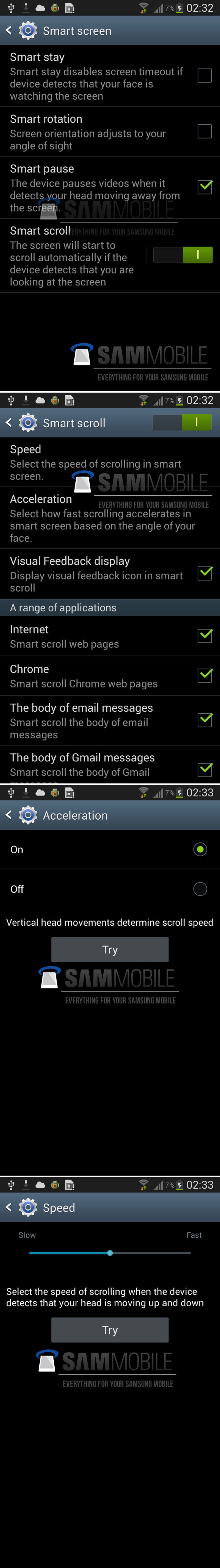 Szemmel görgetés a Samsung Galaxy S IV-ben!