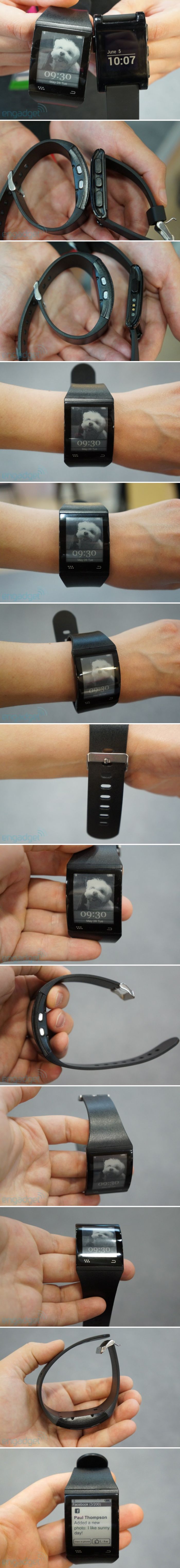 E-ink flexibilis kijelző