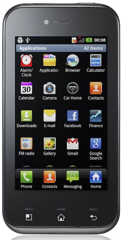 Itt az LG Optimus Sol - a legolcsóbb AMOLED-es okostelefon lehet