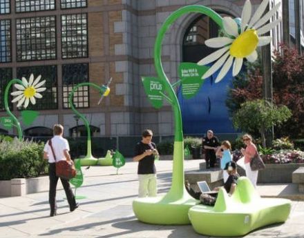 Mûvirág az utcán Wi-Fivel 