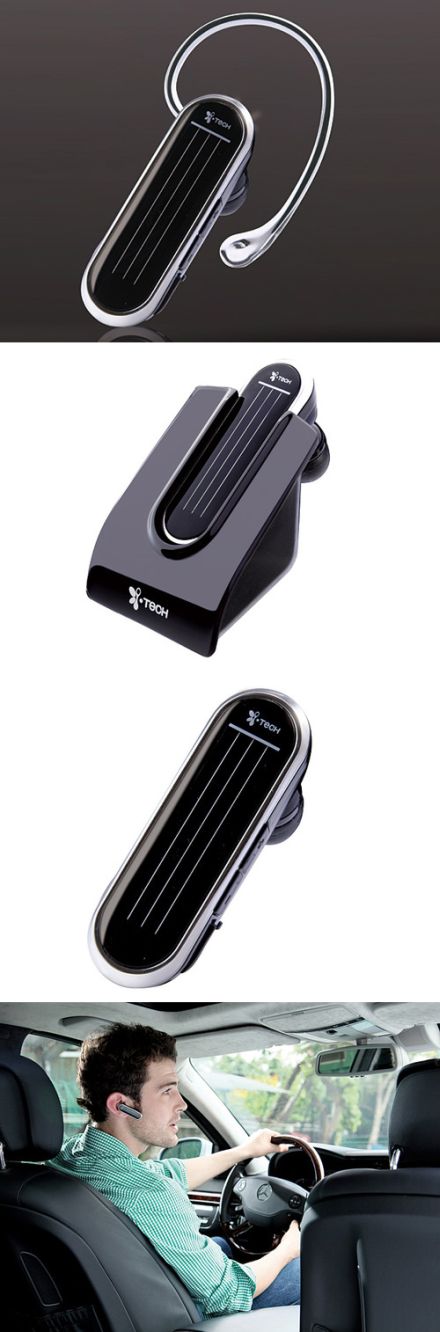 Napelemes Bluetooth headset