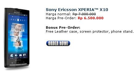 Már kapható a Sony Ericsson Xperia X10