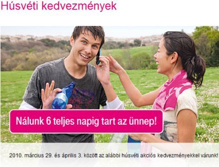 Húsvéti akció és ingyen jegy a T-Mobile kínálatában