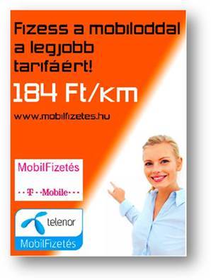MobilFizetéssel is rendezhető a taxiszámla