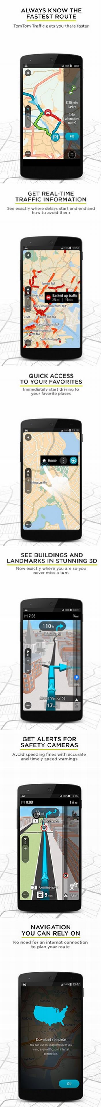 Prémium navigáció a TomTom-tól Androidra