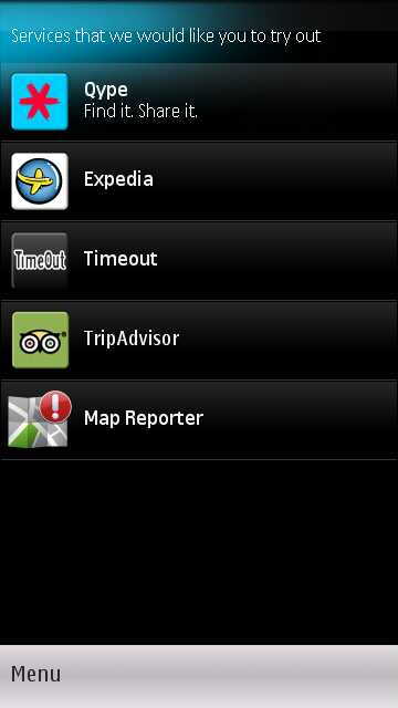 TripAdvisor a Nokia Mapsben