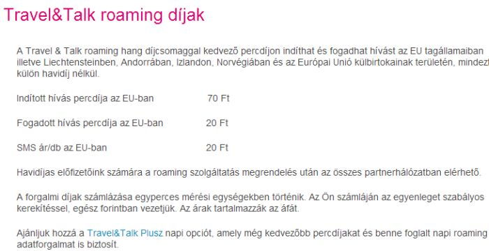 Travel & Talk Még olcsóbb lehet a telefonálás nyaralás alatt