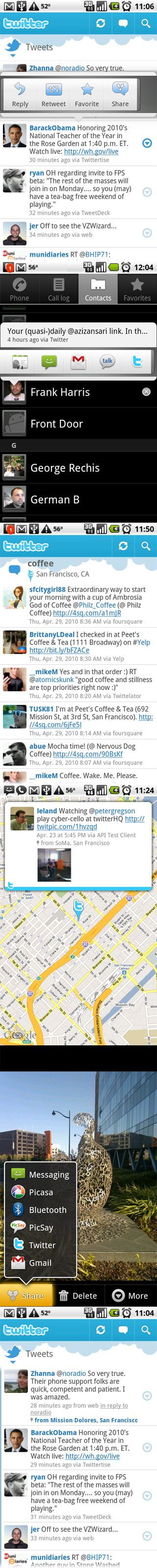 Hivatalos Twitter kliens Androidra