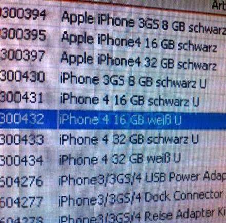 Fehér iPhone 4 a Vodafone-nál