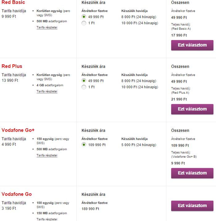 Minden szolgáltatónál rendelhetõ az iPhone 6 és Plus