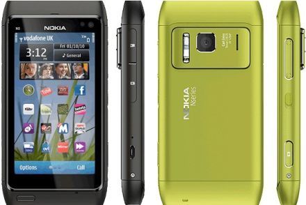 Zöld Nokia N8 csak a Vodafone-nál