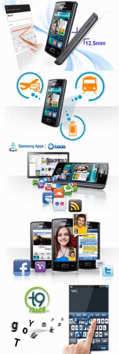 Bemutatták az NFC-s, új Bada mobilt