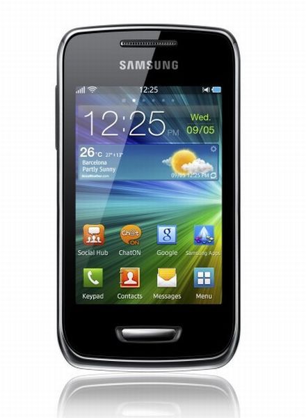 Samsung Wave Y: okostelefon alumínium burkolatban