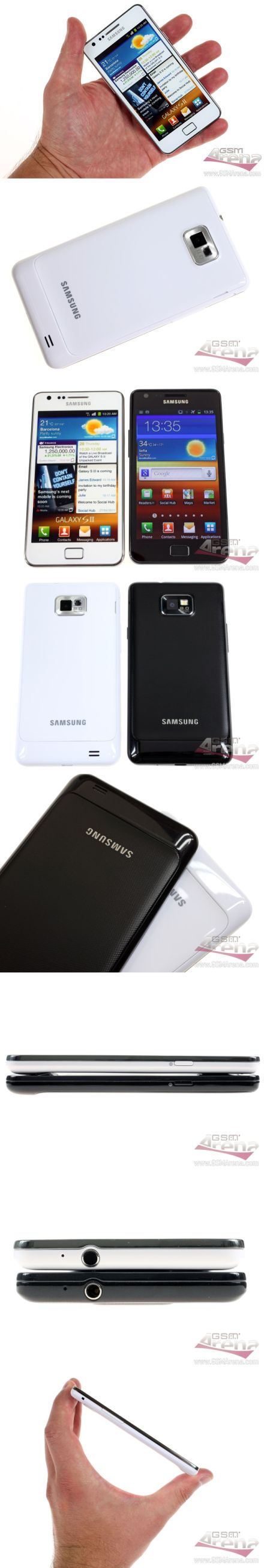 Samsung Galaxy S II fehérben