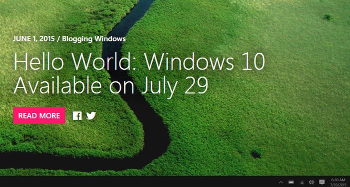 Július 29.: ingyenes frissítésként letölthető Windows 10