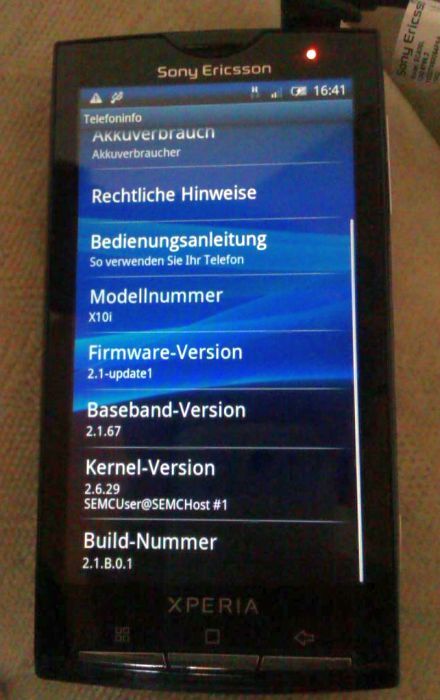 Sony Ericsson Xperia X10 frissítés érkezett