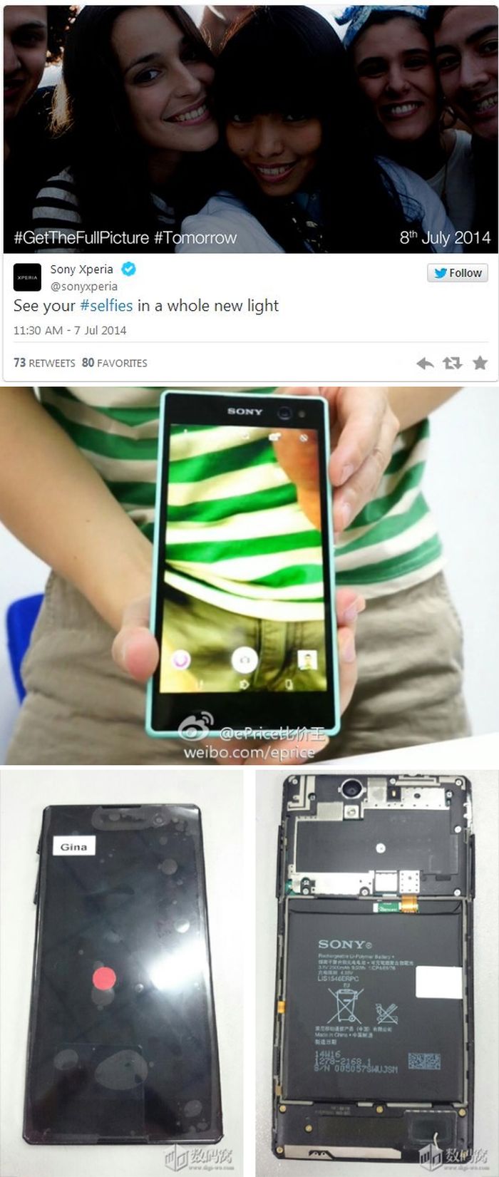 Sony Xperia C3: a szelfi mobil