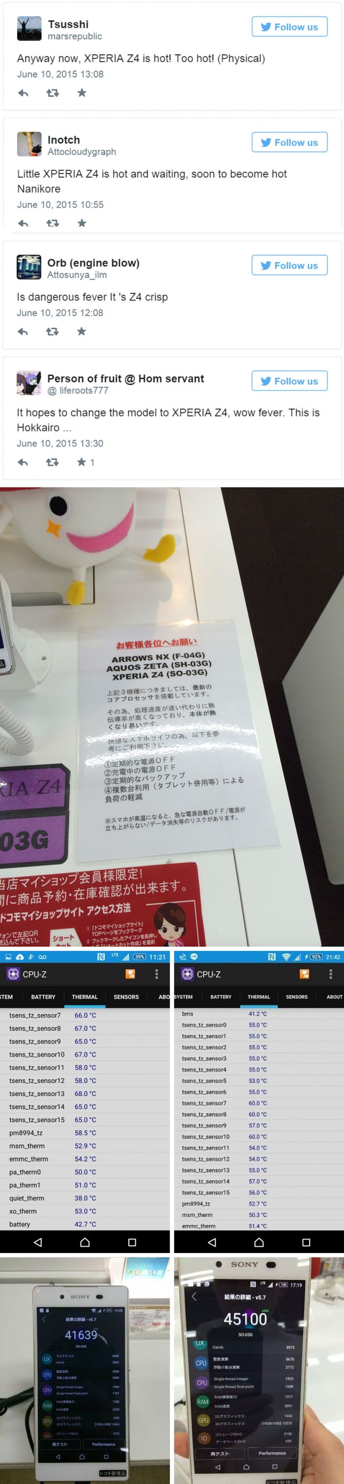 Tele a net a tűzforró Xperia Z4-ekkel