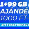 1000 forintért 1+99 giga netet ad a Telenor