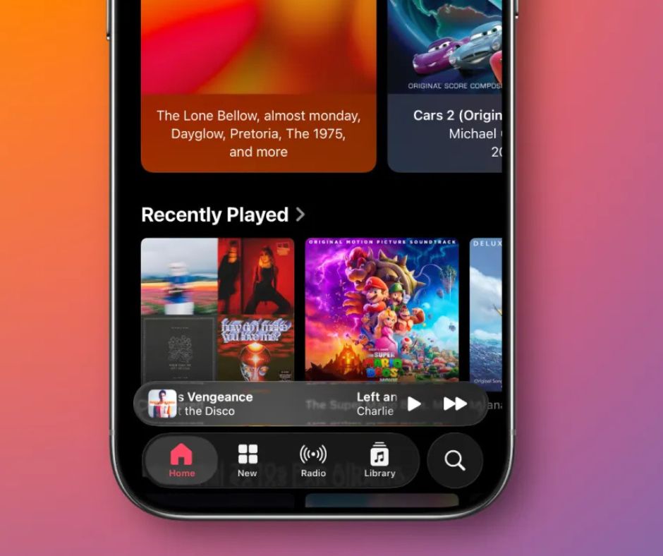iOS 26.1: Új, zseniális gesztus érkezett az Apple Musichoz – már suhintással válthatsz számot