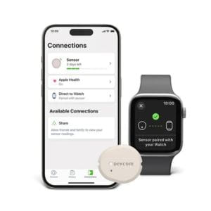 A Dexcom glükózmonitor valós idejű vércukoradatokat küld az Apple Watch-nak
