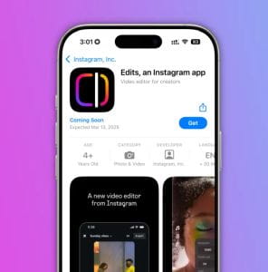 Az Instagram bejelentette az új „Edits” alkalmazást!