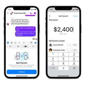 A Messenger is megoszthatja a költségeidet