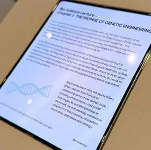 Gyűrődésmentes hajlítható kijelzőn dolgozik a Samsung – de nem lesz elég strapabíró