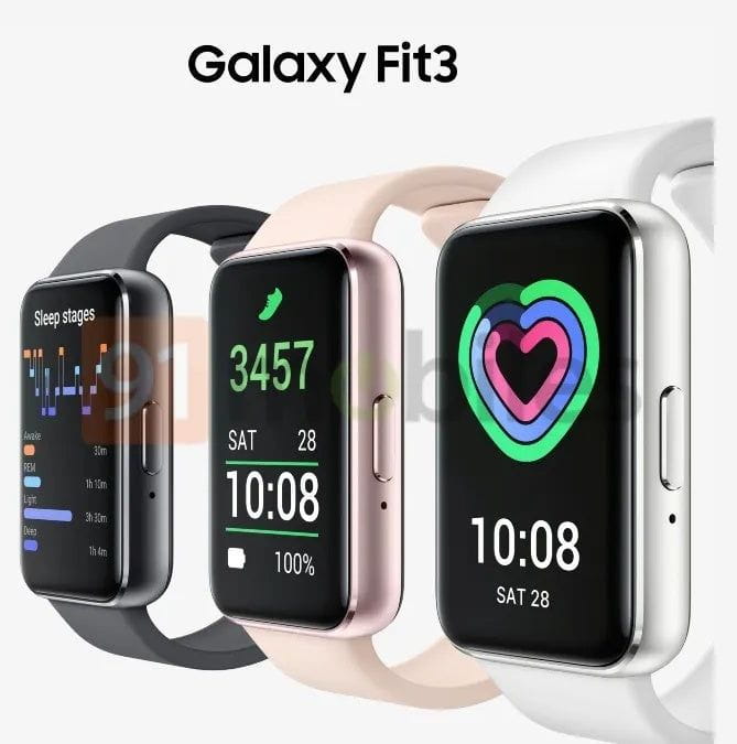 Az Apple Watch mellett videón a Samsung Galaxy Fit 3 