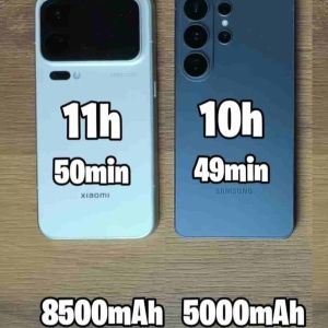 Meglepő akkumulátor teszt: alig egy órával bírja tovább a Xiaomi 8500 mAh-s csúcsmobilja a Galaxy S26 Ultránál