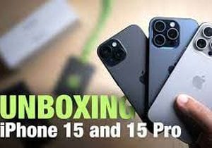 Apple iPhone 15, 15 Pro és Pro Max unboxing