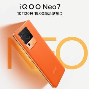Az iQOO Neo7 október 20-án érkezik