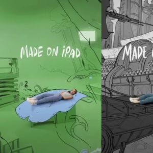 Brutál jó az új Apple iPad Pro M4 zöld képernyős reklámja