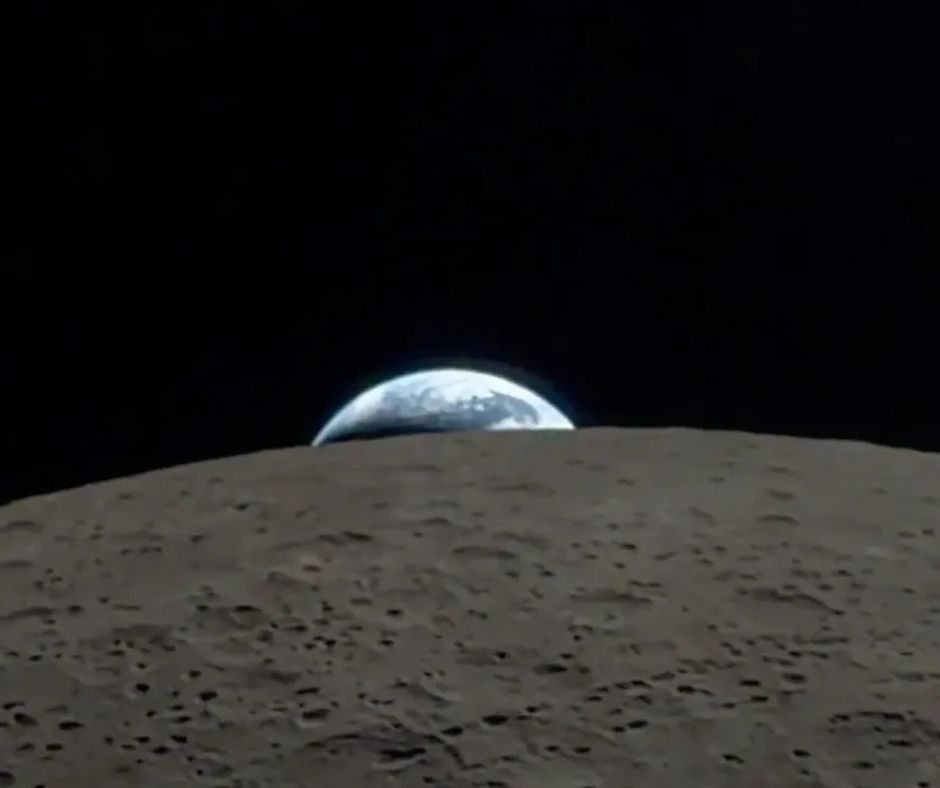 iPhone-nal rögzítették a Föld fényét az Artemis II küldetés során
