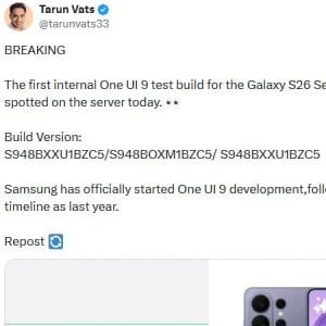 Már tesztelik az Android 17-re épülő One UI 9 rendszert a Galaxy S26 készülékeken