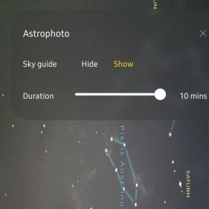 A Galaxy S22 asztrofotó és több expozíciós kamera funkciókat kapott!