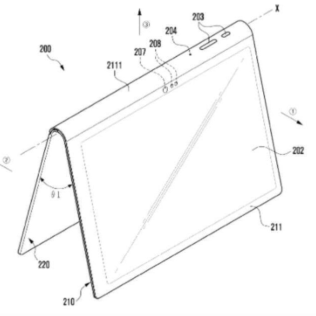 Új Samsung tabletet szabadalmaztak
