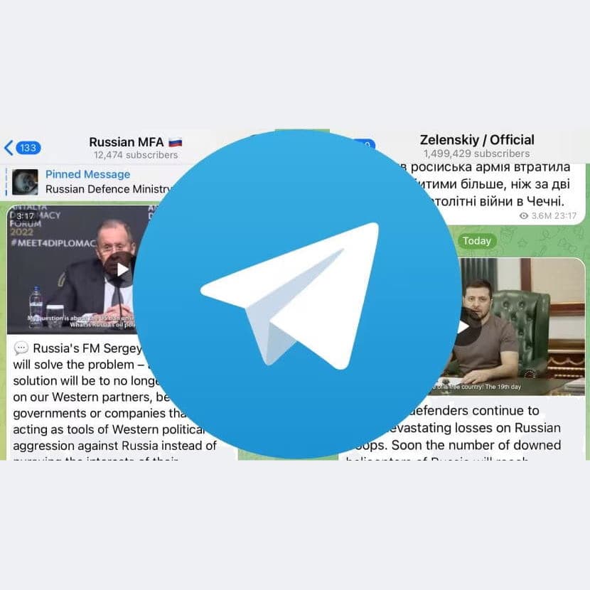 Miért főszereplő a Telegram az ukrajnai háborúban