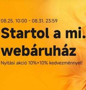 Xiaomi: indul a hivatalos magyar webshop augusztus 28-án