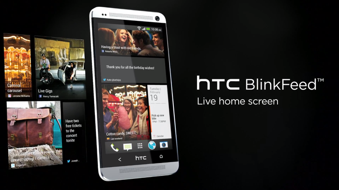 HTC One BlinkFeed