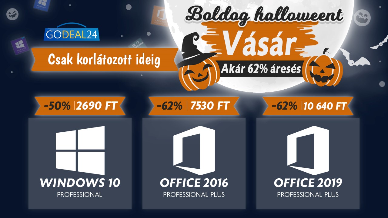Spórolj rengeteget a GoDeal24 Halloween Vásárán!