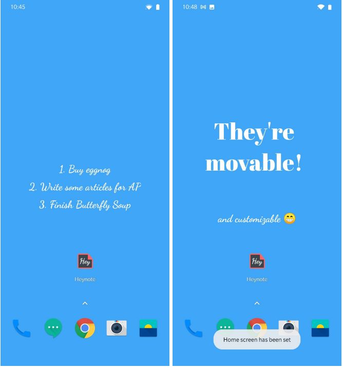 A Heynote feladatlistává alakítja a háttérképed