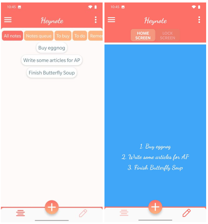 A Heynote feladatlistává alakítja a háttérképed