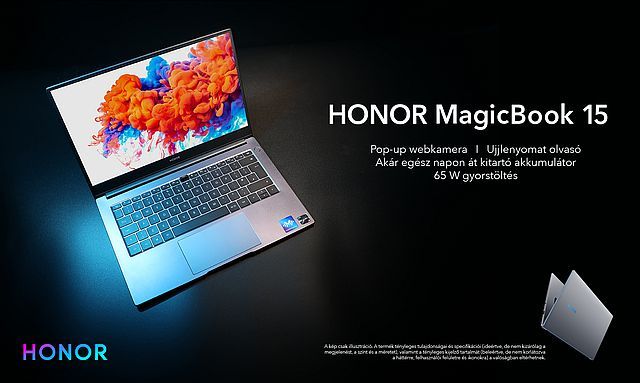 Itthon is kapható a Honor MagicBook 15