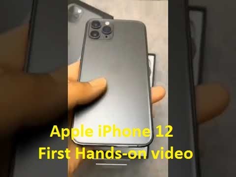 iPhone 12 kicsomagolós videó