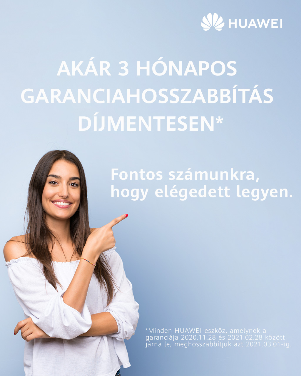 Három hónap extra garanciát ad a Huawei