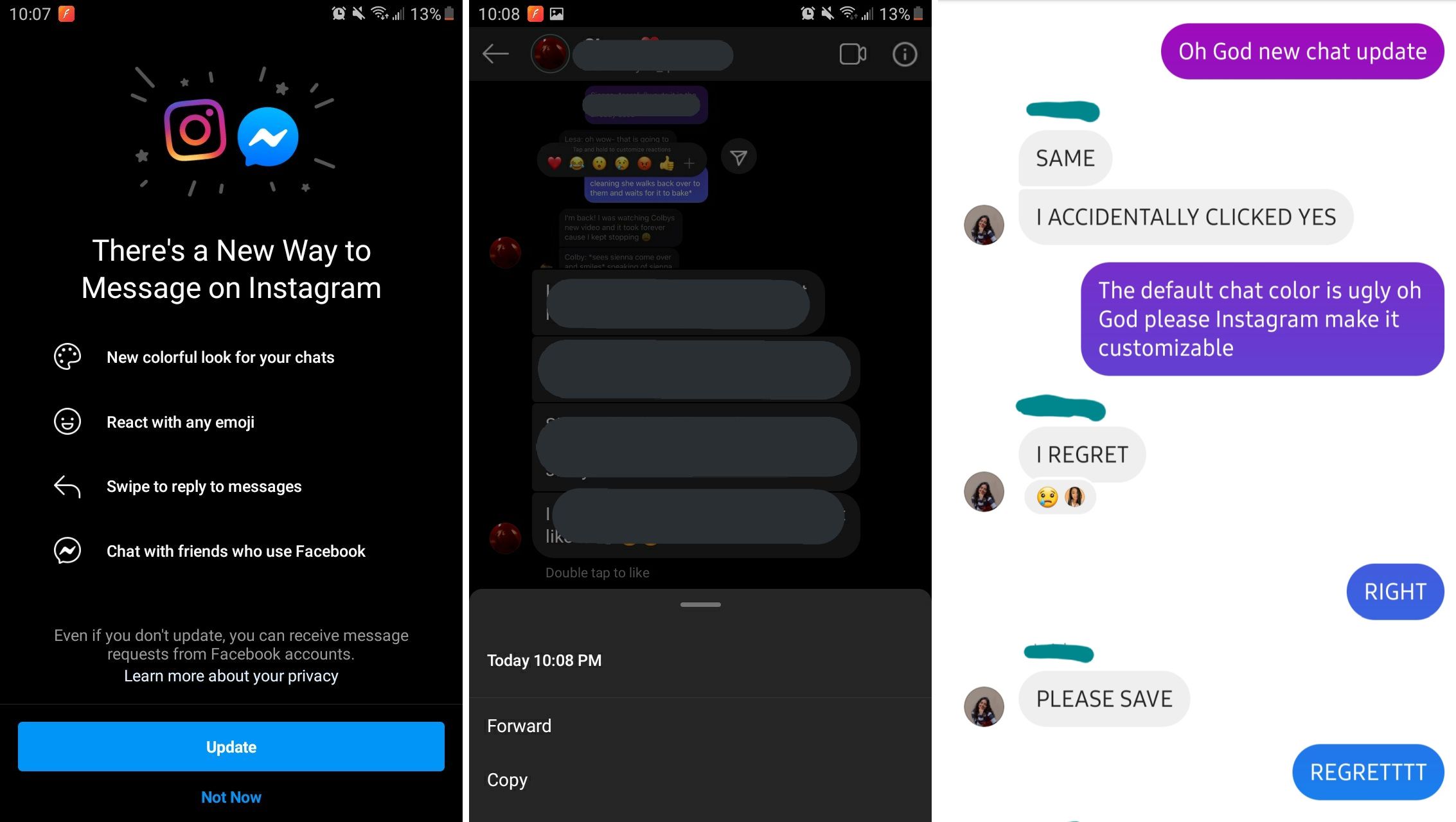 Összeolvad a Messenger és az Instagram