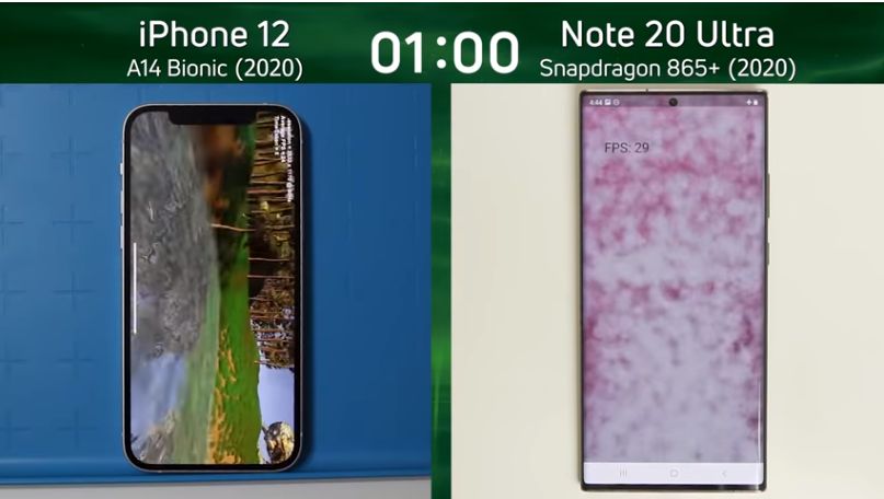 Az iPhone 12 lealázta a Note20 Ultrát