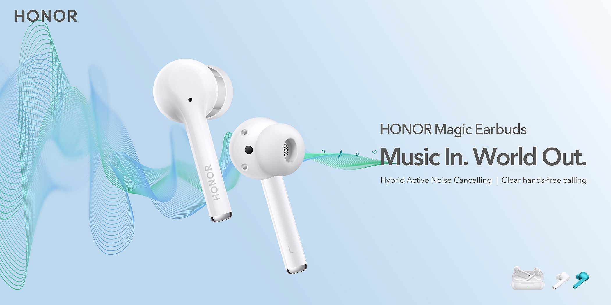 Honor Magic Earbuds - három mikrofonnal